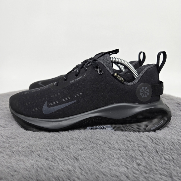 New Nike ReactX Infinity Run 4 Gore-Tex Black Volt Women's Running Shoes Size 6